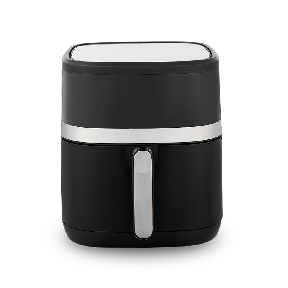 Elegant hvid og sort digital touchscreen Air Fryer