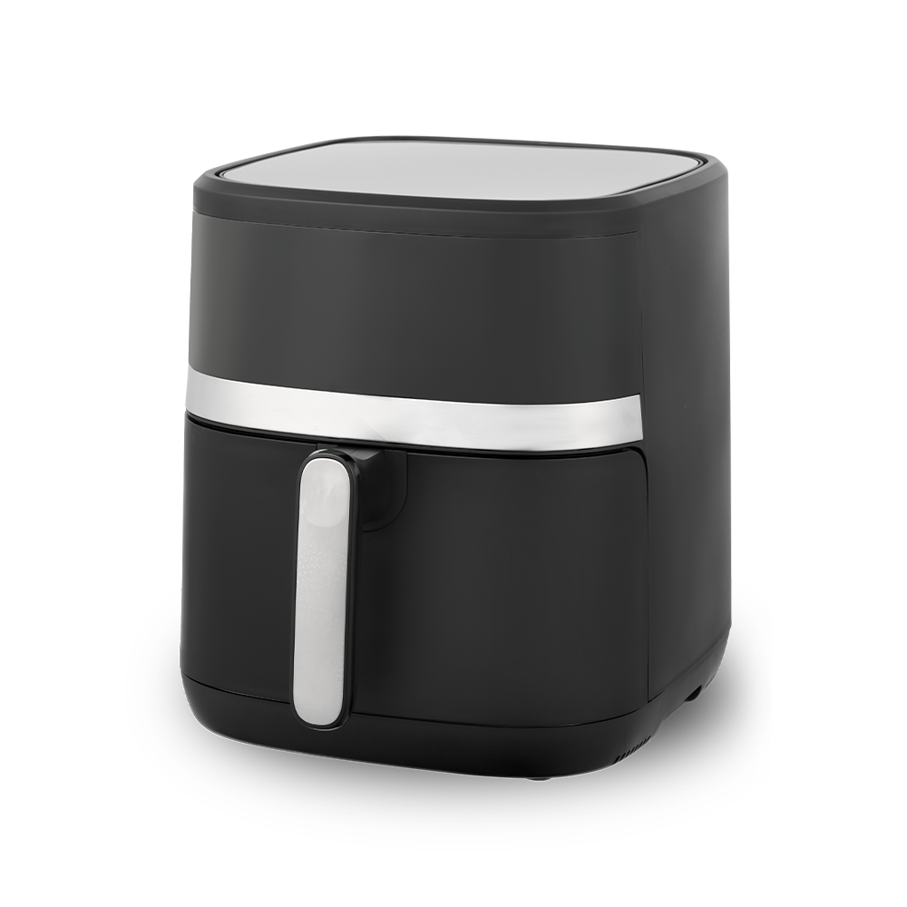 Elegant hvid og sort digital touchscreen Air Fryer