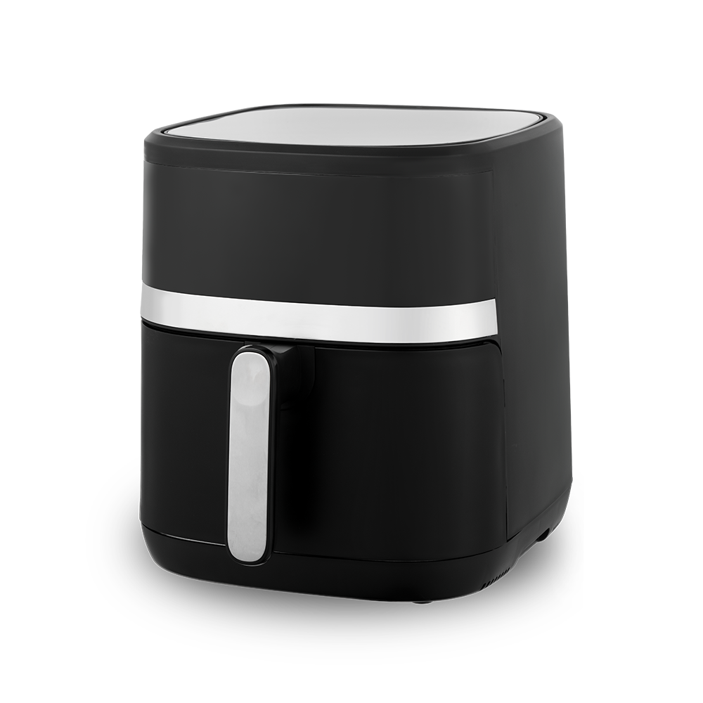 Elegant hvid og sort digital touchscreen Air Fryer