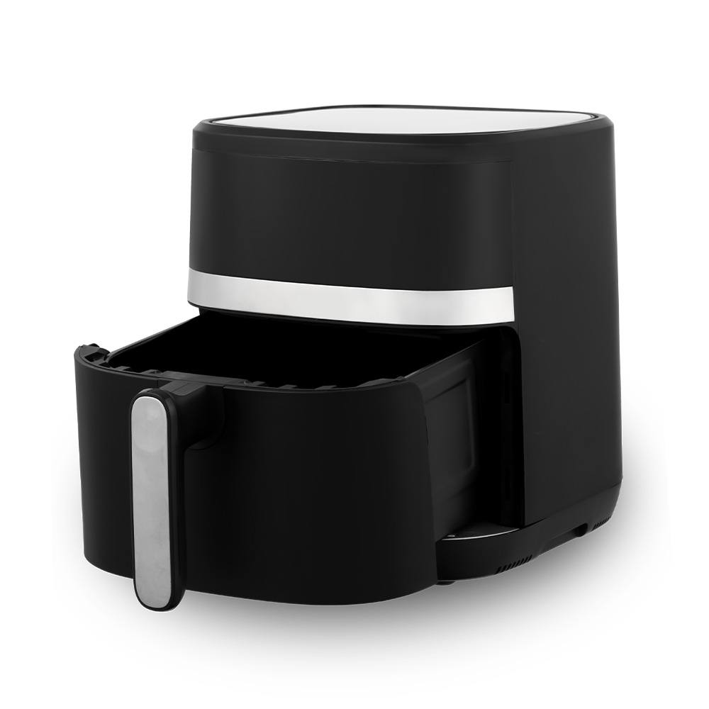 Elegant hvid og sort digital touchscreen Air Fryer
