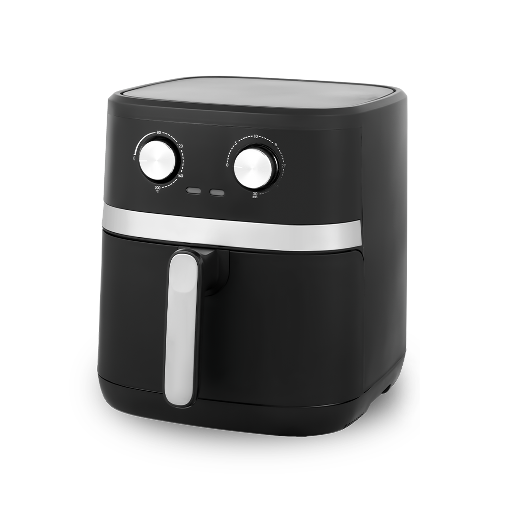 Dual Knob Mekanisk Air Fryer