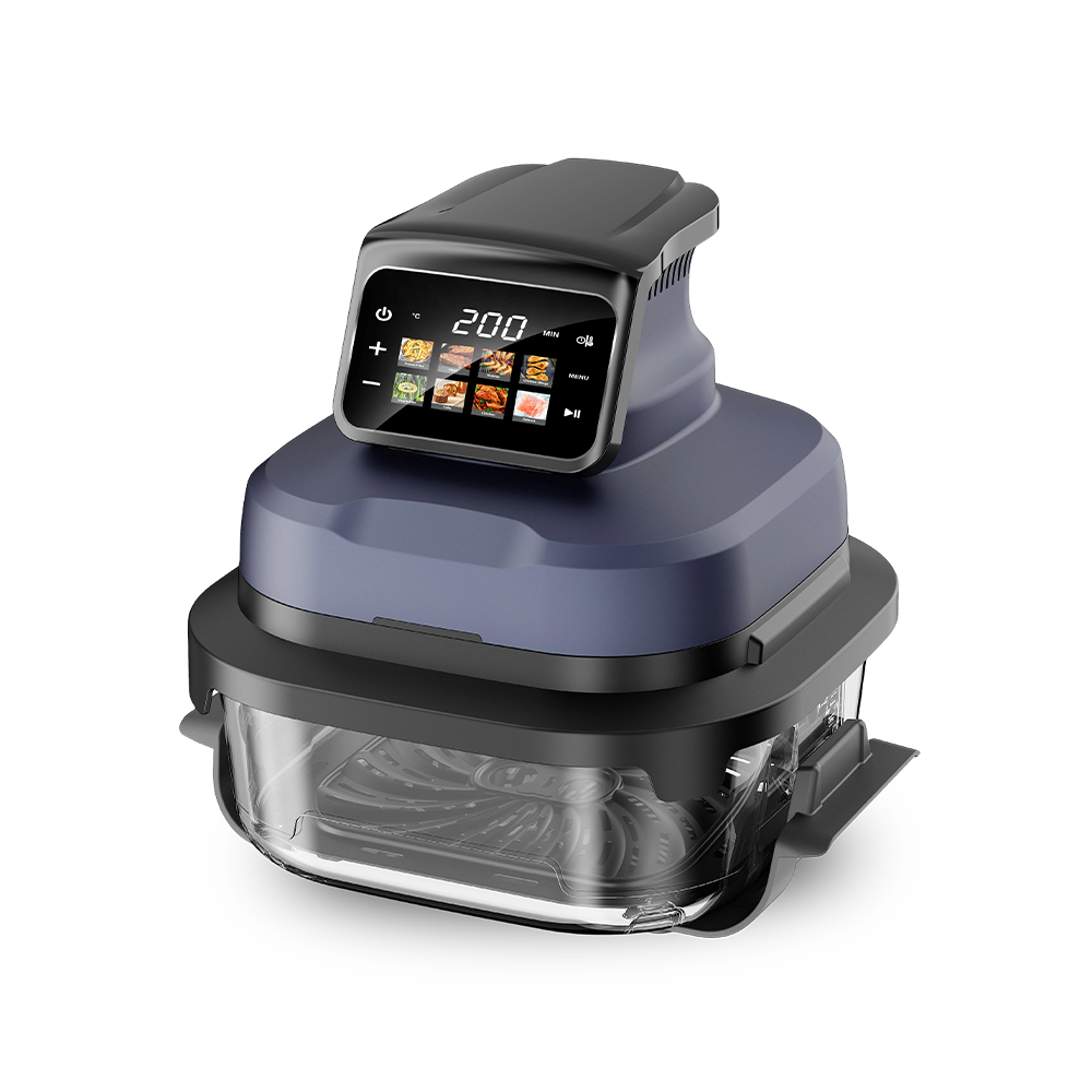 Alt-i-én Air Fryer med tre gryder