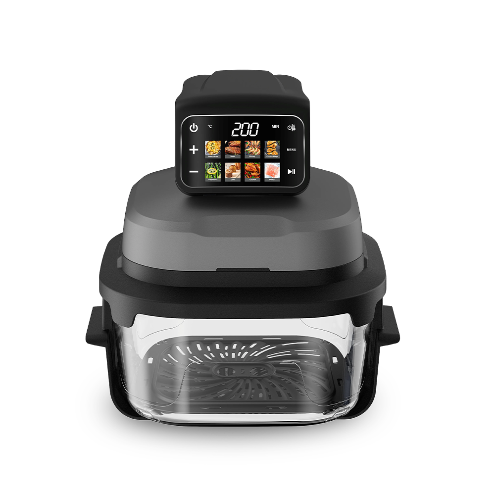 Alt-i-én Air Fryer med tre gryder
